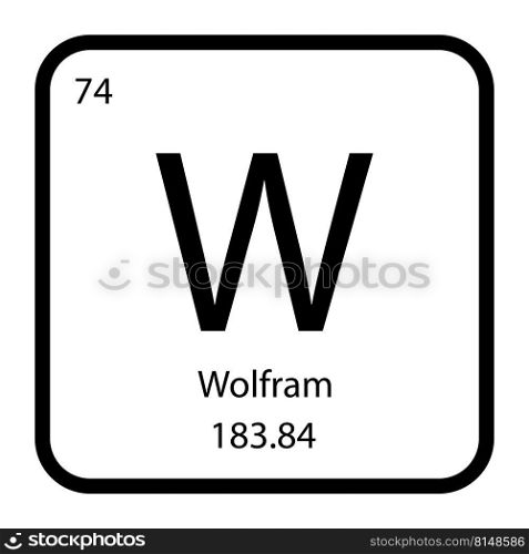 Wolfram icon vektor illustration design