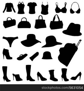 woman accessory vector illustration . EPS 10.