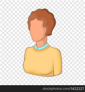 Woman avatar icon. Cartoon illustration of avatar vector icon for web design. Woman avatar icon, cartoon style