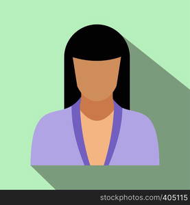 Woman avatar sign for web and mobile devices. Woman avatar sign