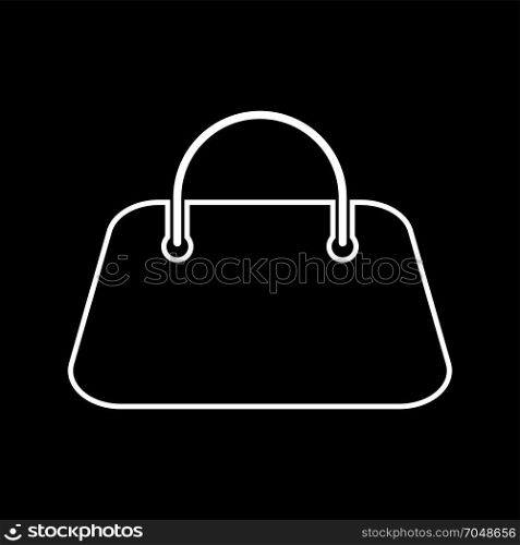 Woman bag icon .