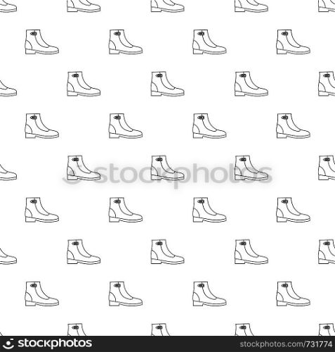 Woman boots pattern vector seamless repeating for any web design. Woman boots pattern vector seamless
