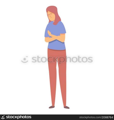 Woman discrimination icon cartoon vector. Gender inequality. Business bullying. Woman discrimination icon cartoon vector. Gender inequality