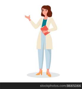 Woman doctor. A female doctor with paper tablet in her hands. Health care concept. Woman doctor. A female doctor with paper tablet in her hands. Health care concept.