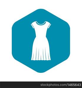 Woman dress icon. Simple illustration of woman dress vector icon for web. Woman dress icon, simple style