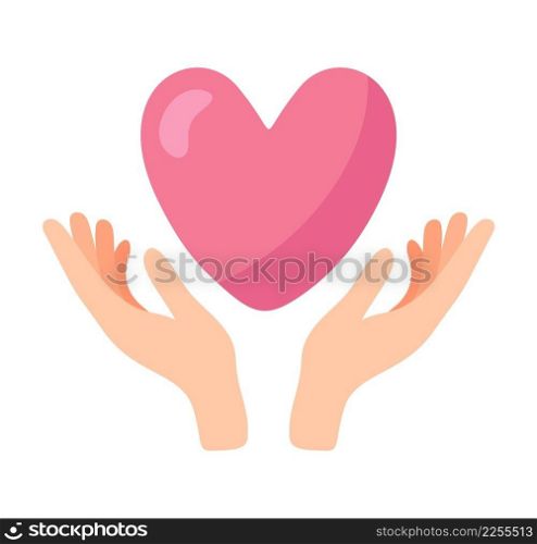 Woman hands with heart protection logo. Valentines day love logotype. Care, sharing, charity, medicine symbol. Abstract medical health logo. Foundation icon keep.. Woman hands with heart protection logo. Valentines day love logotype. Care, sharing, charity, medicine symbol. Abstract medical health logo. Foundation icon keep
