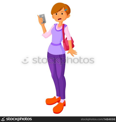 Woman holding camera