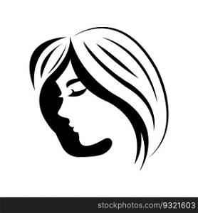 woman icon logo vector design template