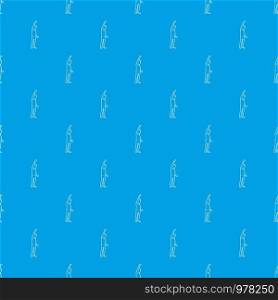 Woman protest on the street pattern vector seamless blue repeat for any use. Woman protest on the street pattern vector seamless blue