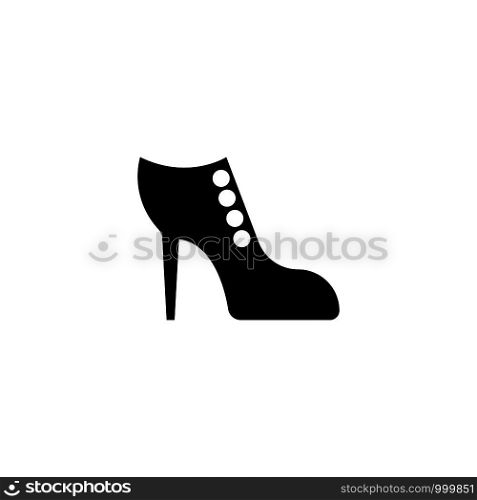 woman shoe ,High Heel logo vector template