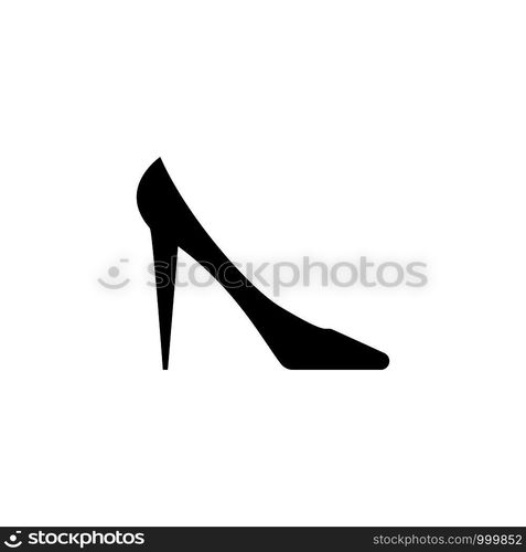 woman shoe ,High Heel logo vector template