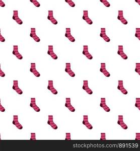 Woman sock pattern seamless vector repeat for any web design. Woman sock pattern seamless vector