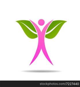 Woman wellness logo, beautiful spa design