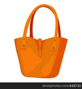 Women bag icon. Cartoon illustration of women bag vector icon for web isolated on white background. Women bag icon, cartoon style