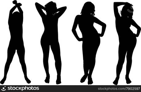 women posing