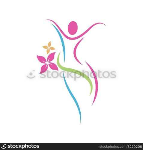 women&rsquo;s health logo illustration vector