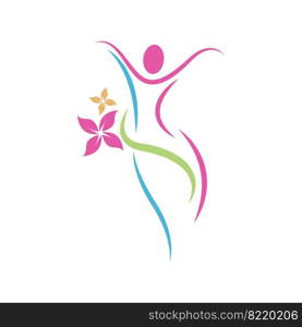 women&rsquo;s health logo illustration vector