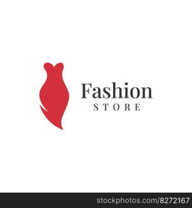 Women’s clothing logo with han≥r, luxury clothes.Logo for busi≠ss,boutique,fashion shop,model,shopπng and beauty.