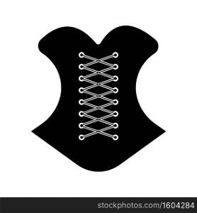 women’s corset icon vector illustration symbol design