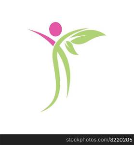 women’s health logo illustration vector
