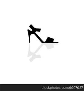 Women’s shoe icon vector illustration design.