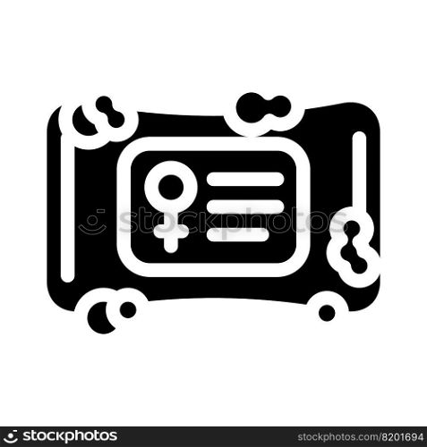 women soap glyph icon vector. women soap sign. isolated symbol illustration. women soap glyph icon vector illustration