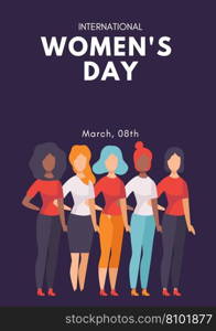 Womens day happy day Royalty Free Vector Image