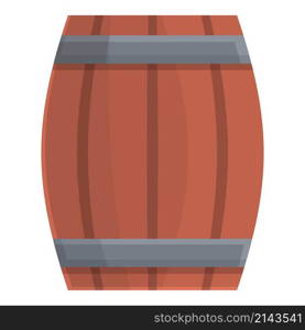 Wood barrel gameplay icon cartoon vector. Casino game. Vegas menu. Wood barrel gameplay icon cartoon vector. Casino game