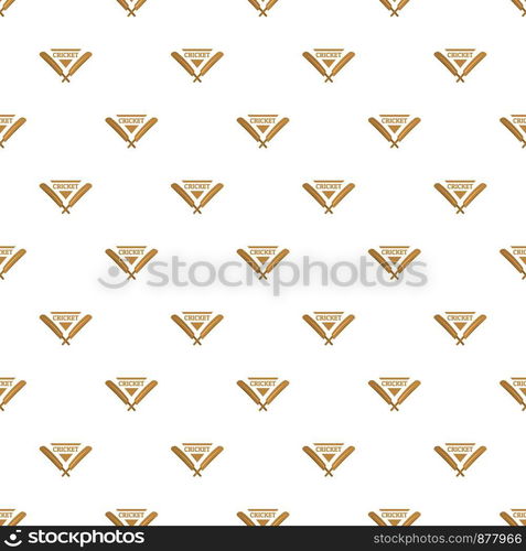 Wood cricket bats pattern seamless vector repeat for any web design. Wood cricket bats pattern seamless vector