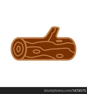 wood log icon design, flat style trendy collection