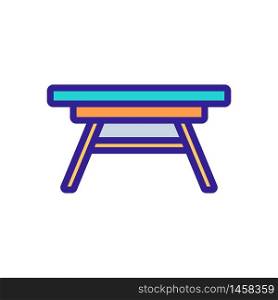 wood planing table joiner icon vector. wood planing table joiner sign. color symbol illustration. wood planing table joiner icon vector outline illustration