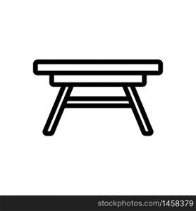 wood planing table joiner icon vector. wood planing table joiner sign. isolated contour symbol illustration. wood planing table joiner icon vector outline illustration