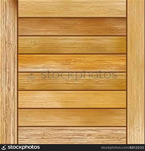 Wood plank brown texture background. + EPS8 vector file