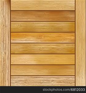 Wood plank brown texture background. + EPS8 vector file