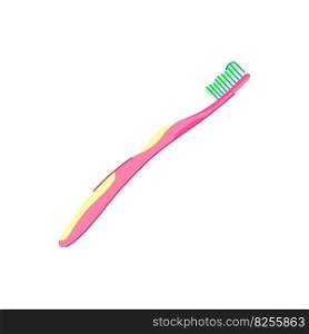 wood toothbrush dental cartoon. care brush, tooth bathroom wood toothbrush dental sign. isolated symbol vector illustration. wood toothbrush dental cartoon vector illustration