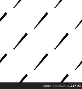 Wooden baseball bat pattern seamless background in flat style repeat vector illustration. Wooden baseball bat pattern seamless