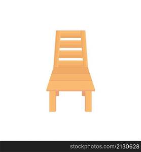 wooden chair vector illustration design concept template