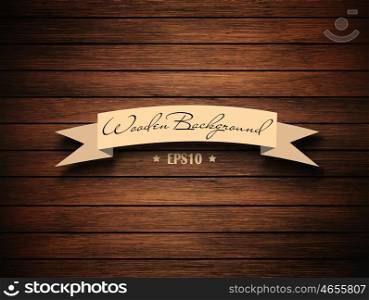 Wooden Empty Template Background
