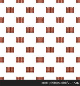 Wooden fence pattern seamless in flat style for any design. Wooden fence pattern seamless