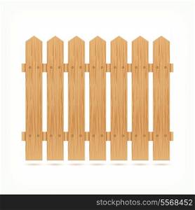 Wooden fence tile icon isolated vector illustration