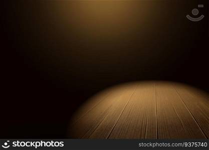 Wooden floor or table background in 3d illustration for design uses. Wooden floor or table background