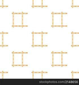 Wooden maulstick pattern seamless background texture repeat wallpaper geometric vector. Wooden maulstick pattern seamless vector