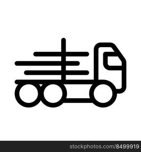 Wooden or dumping truck for transporting.