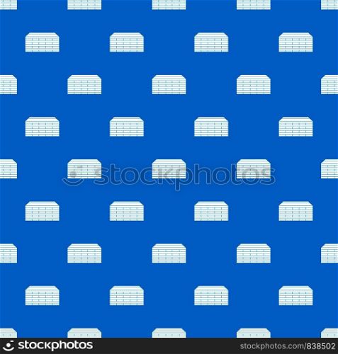 Wooden pallets pattern repeat seamless in blue color for any design. Vector geometric illustration. Wooden pallets pattern seamless blue
