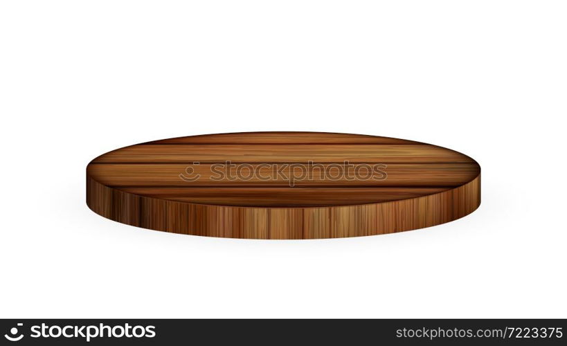 wooden podium platform stage. minimal wooden platform scene. 3d realistic vector. wooden podium platform stage vector