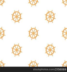 Wooden ship wheel pattern seamless background texture repeat wallpaper geometric vector. Wooden ship wheel pattern seamless vector