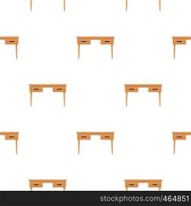 Wooden table pattern seamless flat style for web vector illustration. Wooden table pattern flat