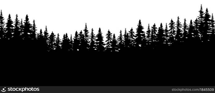 Woodland silhouette. Environment background. Nature landscape. Flat abstract design. Vector illustration. Stock image. EPS 10.. Woodland silhouette. Environment background. Nature landscape. Flat abstract design. Vector illustration. Stock image.