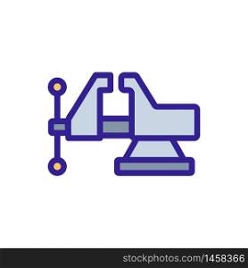 woodworking machine icon vector. woodworking machine sign. color symbol illustration. woodworking machine icon vector outline illustration