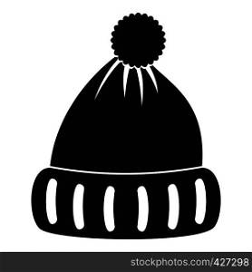 Woolen hat icon. Simple illustration of woolen hat vector icon for web. Woolen hat icon, simple style